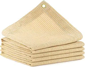 90% Shade Cloth for Patio, 12X15 FT Pergola Shade Cover, Breathable Sun Shade Fabric for Beach, Deck, Porch, Gazebo, Carport, Outdoor Sunshade Screen for Garden, Balcony, Pool.