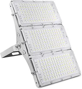 CHARON 300W LED Flood Light, 24000LM Super Bright Outdoor Security Lights with Wider Lighting Angle, 6000K Daylight White, IP66 Waterproof Outdoor Lighting for Garage, Garden, Lawn, Yard, Parking Lot