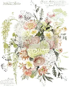 Redesign Dcor Transfers Life in Full Bloom 24"x35",Wall Decals DIY Wallpaper Wall Stickers Murals Decor Furniture Decoration