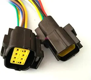 1 Set 8 Pin Car Engineering Waterproof Electrical Wire Cable Connector Plug with Cable