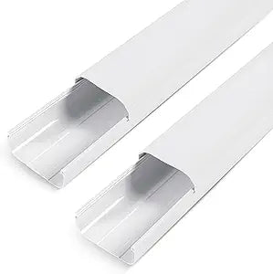 5" Line Set Cover Parts for Ductless Mini Split (Straight Duct-2PCS)