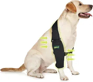 Dog Elbow Pads for Small Dogs, Anti Lick Elbow Protector for Calluses & Pressure Sores, Comfortable Daily Protection Sleeve, Right Leg S