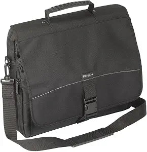 Targus 15.6" Laptop Messenger Bag Carrying Case, Black (TCM004US)