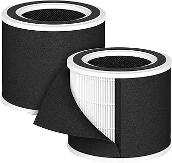 Replacement Filter Compatible with VEWIOR ClearAir-A12 Air Purifier: 2 Pack 3-Stage H13 H-EPA filters used for Bedroom and Office bedroom, living room, kitchen or office