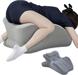 Multi Functional Pillow, Ergonomic Body Support Pillow, Using Breathable Memory Foam, Fully Supports All Postures (Grey)