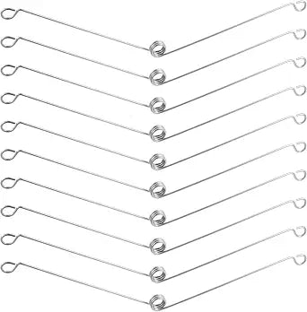 10PCS Spring Clips for Recessed Light Fixtures Torsion Spring Clips Metal Recessed Lighting Trims Springs Clip Replacements Recesse Lighting Trim Accessories for Bathroom Ceiling Exhaust Fan Shower