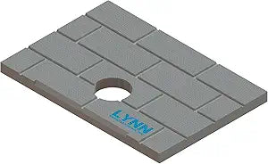 US Stove American Harvest 6039 Ceramic Brick Γ 2810A | Replaces 891139 Vermiculite Panel | 14" x 9.5" x 3/4"