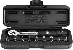 Bike Torque Wrench 1/4 Drive: Pro Bike Tool Torque Wrench 2-14 Nm Small Torque Wrench 10Pcs