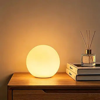 LED Globe Orb Light, 6-in LED Light Up Ball, Cordless Glowing Orb for Kids