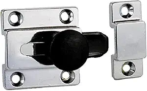 SEACHOICE Cupboard Bolt 2-1/8 x 1-1/2 Chrome Plated Zinc