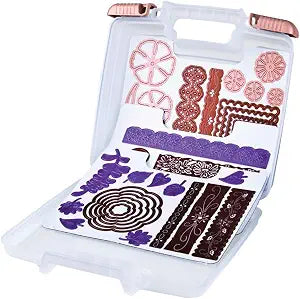 ArtBin Die Storage Case with Magnetic Sheets, Clear