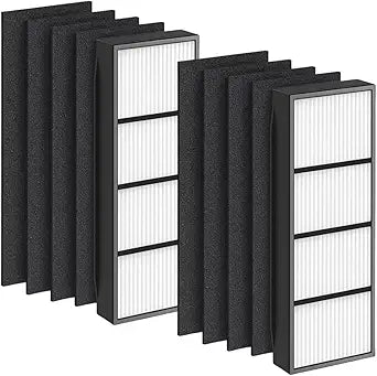Nispira V-HEPA Replacement Filter Compatible with Finn Air Purifier OVHT9908 Part RFT9908. 2 Sets
