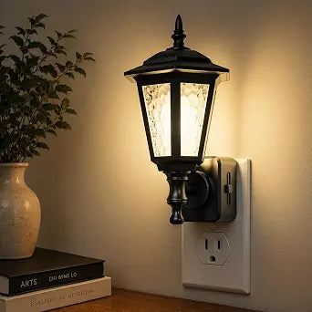 L LOHAS LED Night Lights Plug into Wall,Dimmable Night Light Vintage 3000K
