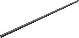 Atlas Homewares Successi Matte Black T Bar Pull, 35.5-Inch, Matte Black
