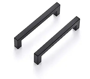 Ravinte 30 Pack 5 Inch Kitchen Square Cabinet Handles Matte Black Pulls Drawer Hardware for Cabinets Cupboard