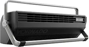 Vornado BXR Horizontal and Tower Fan, Multi-Position and Multidirectional High Velocity Fan, Pivoting Carry Handles, 20 Inch, Directs Cool Air Upward, Powerful Cooling, 3 Speed Settings, Black