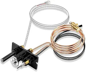 Criditpid 10002264 Natural Gas (NG) Pilot Assembly for HHT, Majestic, Temco, Vermont Castings Fireplace and Stoves, SRV10002264 3 Way SIT Pilot Assembly Parts for Majestic DV360 36BDVR 36BDVT 39BDVR.