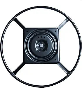 Yoogu Heavy Duty 24" Recliner Chair Sofa Furniture Ring Swivel Base Replacement with 10 Inch Plate (24 inch)