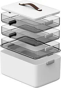 Spreezy 4-Tier Medicine Cabinet Organizer for First Aid, Craft, Art, Sewing