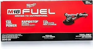 Milwaukee Electric - M18 Fuel 4-1/2-6 Braking Grinder Paddle Switch