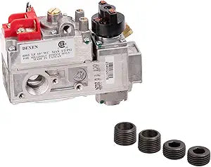 6003-LP OEM CSA Certified Propane Gas (LPG) Millivolt Gas Valve with Fixed Flame Height and Multi-Port Configuration for Fireplaces, Stoves, Log Sets, and Other Hearth Appliances.