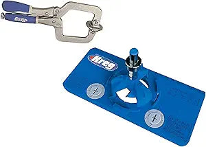 KREG New Tool Company - KHI-Hinge Concealed Jig and KHC-Premium Face Clamp (Concealed Jig and Face Clamp)