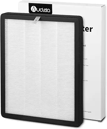 Aucleia Original True HEPA Filter for KQ-36/KQ-36A,H13 Larger 3-Stage Filtration, Removes Dust Pets Hair Smoke Odor and More,Air Cleaner for 99.99% Allergies (1 filter included)