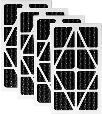 Nispira 4 Packs 1044 and 1270 CFM Air Filter Replacement for WEN Air Filtration System (Model 1044 AF9235C) Activated Carbon 5-Micron MERV 11