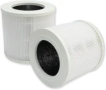 PUREBURG Replacement Filters Compatible with Bagotte BAP10 Air Purifier, Filter BAP10-HF, 2 Pack H13 True HEPA Activated Carbon 2-in-1 4-Stage Filtration For Air Clean