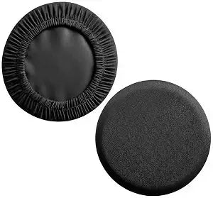 2 Pcs Bar Stool Covers, Round Bar Stool Covers, Black, 10-14Inch