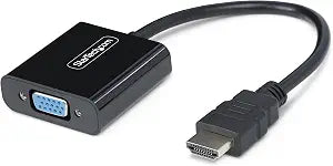 StarTech Active HDMI to VGA Adapter, 1920x1080, 1080p 60Hz, M/F (HD2VGAE3)