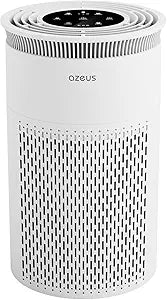 AZEUS Air Purifier for Home Pets Hair Dust in Bedroom Up Top 843 ft┬▓ H13 True HEPA Filter, 25db Filtration System Cleaner Odor Eliminators, Ozone Free, Remove 99.97% Dust Smoke VOCs
