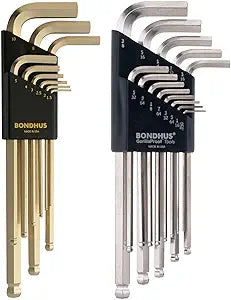 Bondhus 20399 Ball End L-Wrench DoublePK w/BriteGuard & GoldGuard Finish