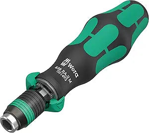 WERA - 05051493001-838 RA-R M Bitholding Screwdriver with Ratchet functionality, 1/4", 1/4" x 123.5 mm