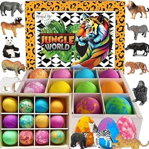 Bath Bombs for Kids with Surprise Inside, 12 pk Kids Bath Bombs with Toys