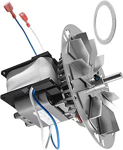 A-E-027 Combustion Blower Motor Without Housing Fit for Breckwell Pellet Stove P22 P23 P24 P26 P2000 P2700 Pellet Stoves Big E Models, 13 Inches Wiring