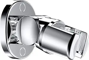 Shower Head Holder,Screw Mounted Shower Holder,Chrome Polished