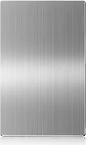 Gisafai 1 Pcs 24 x 16 Inch Stainless Steel Backsplash Panel Hand Dryer Splash Guard Wall Backsplash Protector with Ultra Strength Adhesive for Bathroom, Kitchen, Stovetop