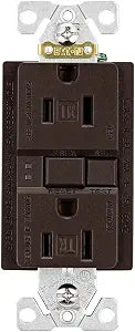 Eaton TRSGF15RB-L Designer Gfci Self-Test Duplex Receptacle, Oil Rubbed Bronzeoil Rubbed Bronze