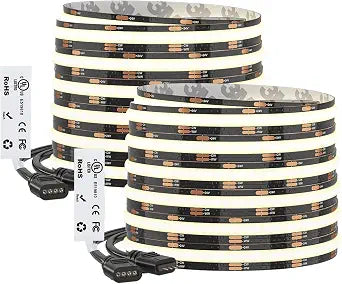 BTF-LIGHTING UL Listed CCT COB LED Strip Light Tunable White 2700K-6500K