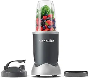 Nutribullet Personal Blender, Shakes, Smoothies, Food Prep, and Frozen Blending, 24 Ounces, 600 Watt, Dark Gray, NBR-0601WM