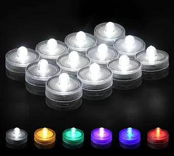 KOABY 12 Pack Warm White Submersible LED Lights