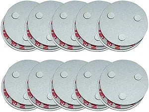 meioro Magnetic Smoke Detector Installation Tool,Quick and Easy Fastening Ceiling Mounted Kit for Smoke Alarm  70mm,No Need Drill 10 Seconds Install Smoke Sensors(10 pcs)