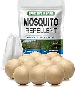 Mosquito Repellent Outdoor Patio, Mosquito Repellent Balls, Mosquitoes Deterrent for Yard, Keep Mosquito Away for Garage/Porch/Camping, Mosquito Control Indoor, Covers up to 120 sq ft-12P