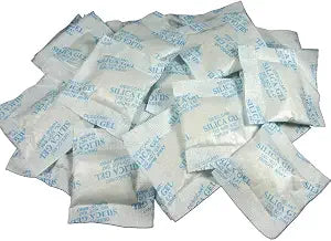 Sohler Premium Silica Gel Desiccant Packs 10 Gram 50 Packets Drying Agent Moisture Absorbers Dehumidifiers for Storage Food Clothes Tools