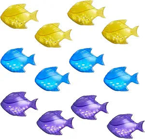 12 Pack Universal Humidifier Cleaner Fish for Humidifiers, Fish Tanks and Warm & Cool Mist Humidifiers, Cleaning Ball, Prevents Hard Water Build-Up, Purifies Water, Eliminates White Dust and Odor