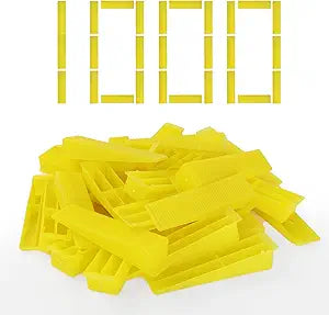 Tile Wedges 1000 Pieces with Tile Spacer for 1/8", 1/12", 1/16", 1/32" Spacers, Tools Leveling Wedges, Spacers Clips for Stone Installation