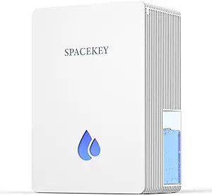 95 Oz Dehumidifier, 1000 Sq.Ft Dehumidifiers for Home with Dain Hose, Auto Shut Off, Timer, Sleep Mode, Child Lock, 7 Color Light - White