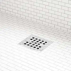 Signature Hardware FundamentALL 4-1/2" Square Shower Drain