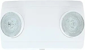 Blake 7" Compact Emergency Light with Adjustable Narrow Lens - White